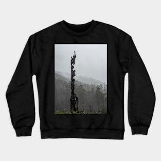 Bushfire Ravaged Tree in the Yarra Ranges Crewneck Sweatshirt